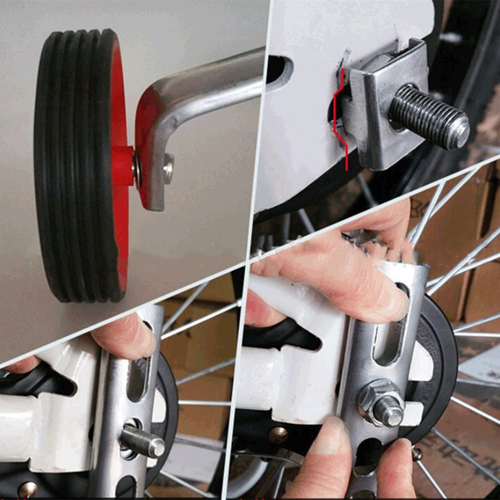 Ruote Di Supporto Per Bici Bambini 12-20 Pollici - Stabilizzatori Regolabili - Foto 9