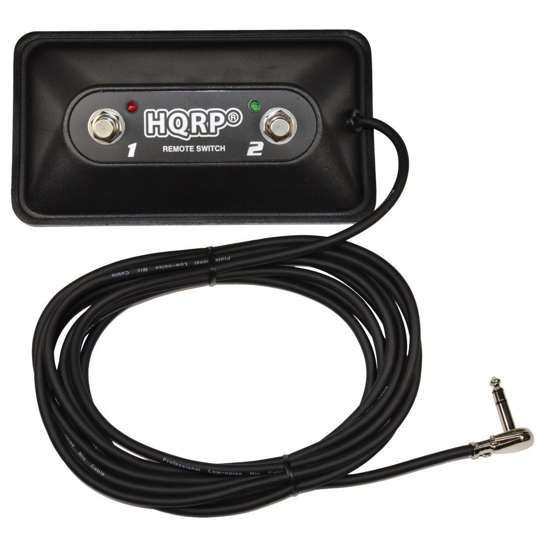 HQRP commutateur au pied à amplificateur de guitare à 2 boutons compatible avec Peavey 03022920 s'adapte Nashville, ValveKing, Windsor, 6505 Head, 6505 112 Combo amps