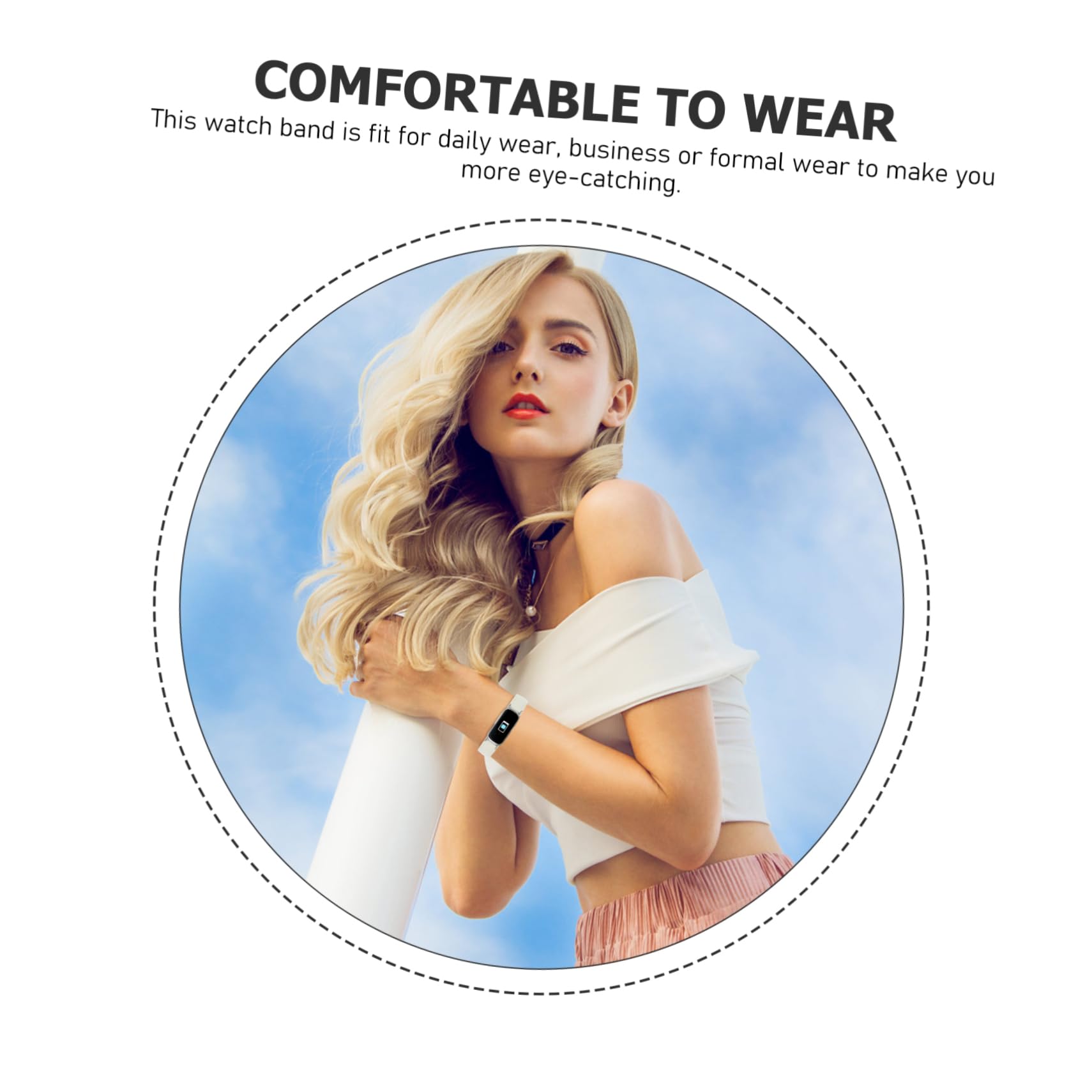 Hemobllo 4 Pièces Mince Bracelet Pour Femme Bracelet En Cuir Portable Pour Femme De Montre Montres De Remplacement Réglable Compatible Avec Para Bandes Pour Élégante