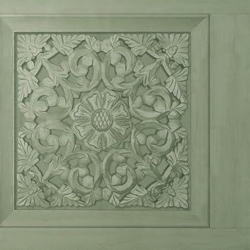 Fine Decor UK Carved Panel SAGE Green