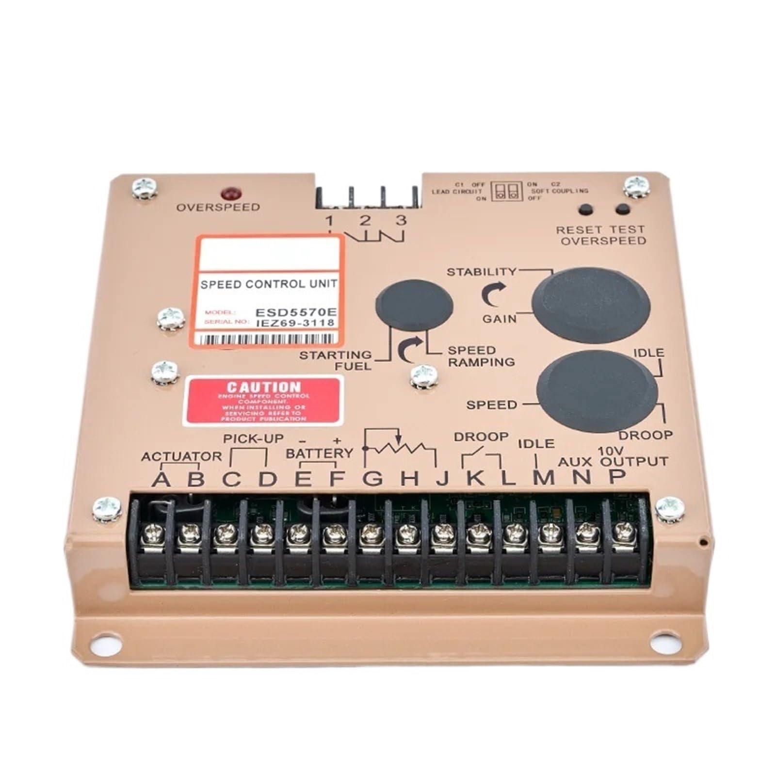 Płyta sterująca prędkością agregatu prądotwórczego ESD5570E regulator prędkości elektroniczna regulacja prędkości części silnika wysokoprężnego