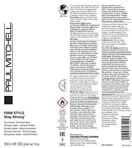 image for Paul Mitchell Stay Strong Finishing Hairspray, Long-Lasting Hold, Humi