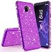Produktbild Miagon für Samsung Galaxy A8 2018 Glitzer Hülle,Bling Überzug Glänzend Strass Diamant Weich TPU Silikon Handy Hülle Etui Tasche Schutzhülle Case Cover