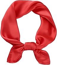 Neck Scarf, 70 x 70 cm Silk Square Handkerchief, Gift for Women