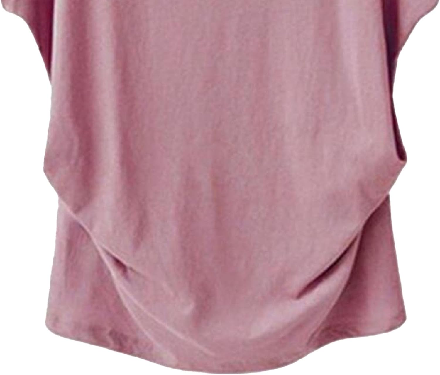Women's Mock Neck Ruffle Sleeve T Shirts Turtleneck Summer Casual Dressy Tee Cute Solid Blouse Shirt Pullover Top
