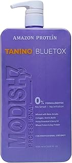 Amazon Protein Tanino Bluetox Hair Smoothing Lotion 1000ml | Tannin Technology Formula with Keratin & Proteins | Frizz Con Price In India
