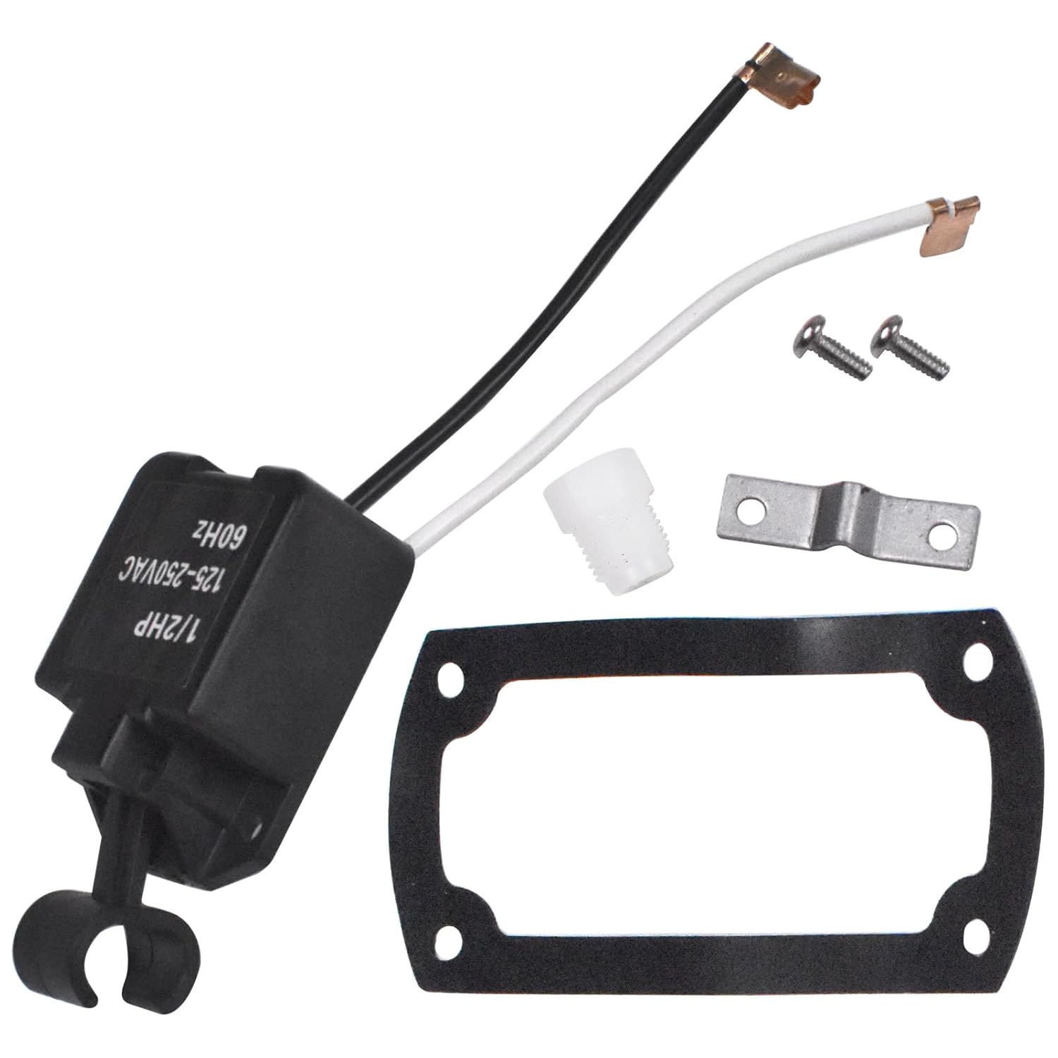 Replacement 004892 Effluent Pump Switch, Mechanical Float Switch with Gasket, Fits Zoeller Sump Pump 53-0001/53/55/57/59/97/98/264/1053/1057/1059/1264, Auto Water Level Control Sump Pump Repair Part