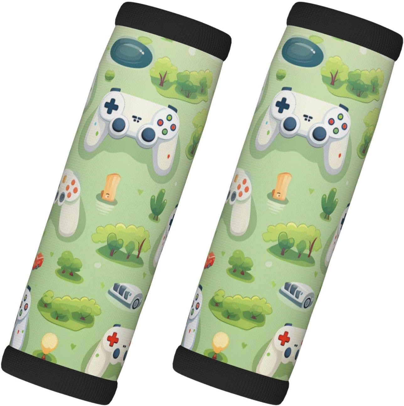 Gamepad in the grass Stylish Luggage Trolley Cover - Upgrade Your Luggage Accessory