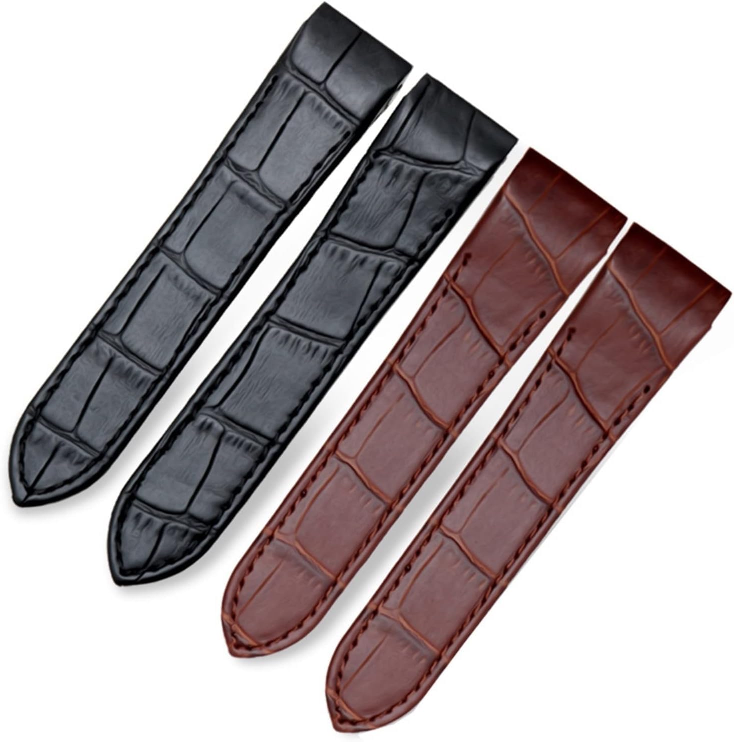 Correa de Reloj de Cuero Genuino para Santos Santos 100, Correa de Cuero para Hombres y Mujeres, 20mm 23mm