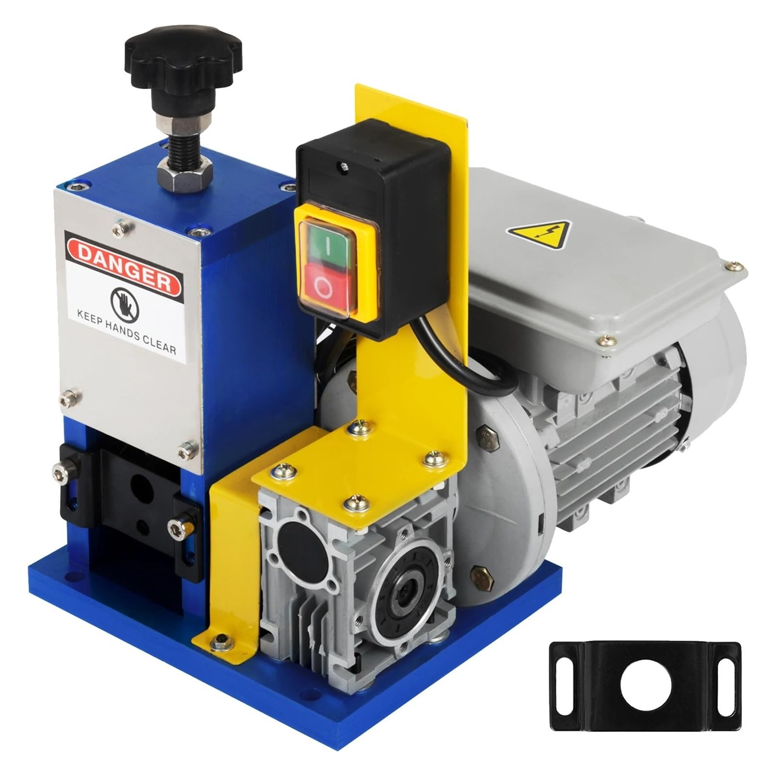 Electric Wire Stripping Machine Portable Stripper Cable 1.5-25mm 180W for Scrap Copper Recycling Rápido y preciso(Dark Blue)