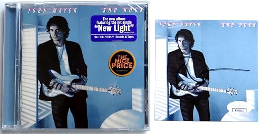 John Mayer Signed Autographed CD Insert Sob Rock w/Sealed CD JSA