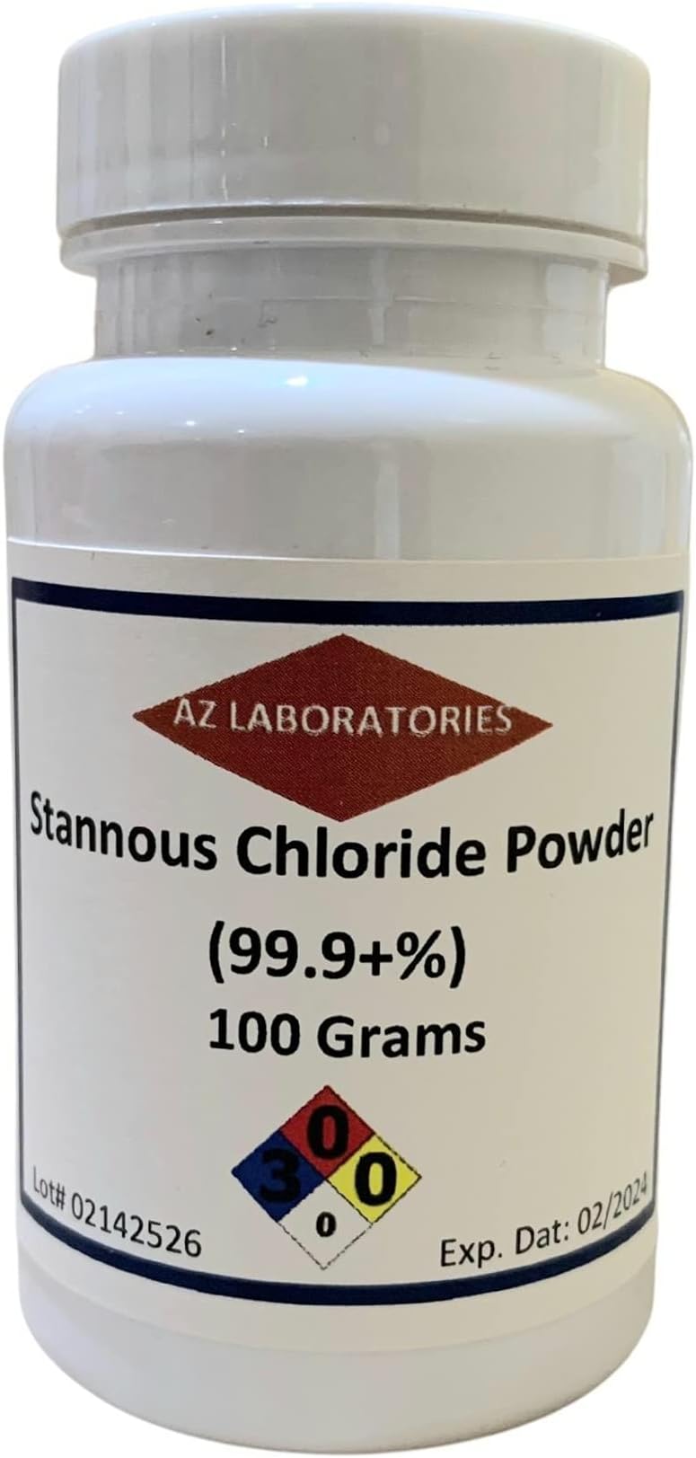 Stannous Chloride / SnCl2 / 99.9+% / ACS Grade/Powder/Crystals / 100 Grams / 100g/USA Made/Same Day Shipโฆ