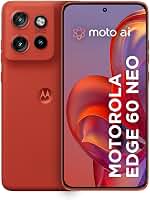 Smartphone Motorola Edge 60 Neo 5G - 512GB 24GB (12GB RAM + 12GB Ram Boost) 50MP Sony Camera Moto AI e tela 1.5K Super HD - Vermelho
