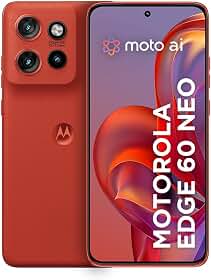 Smartphone Motorola Edge 60 Neo 5G - 512GB 24GB (12GB RAM + 12GB Ram Boost) 50MP Sony Camera Moto AI e tela 1.5K Super HD - Vermelho