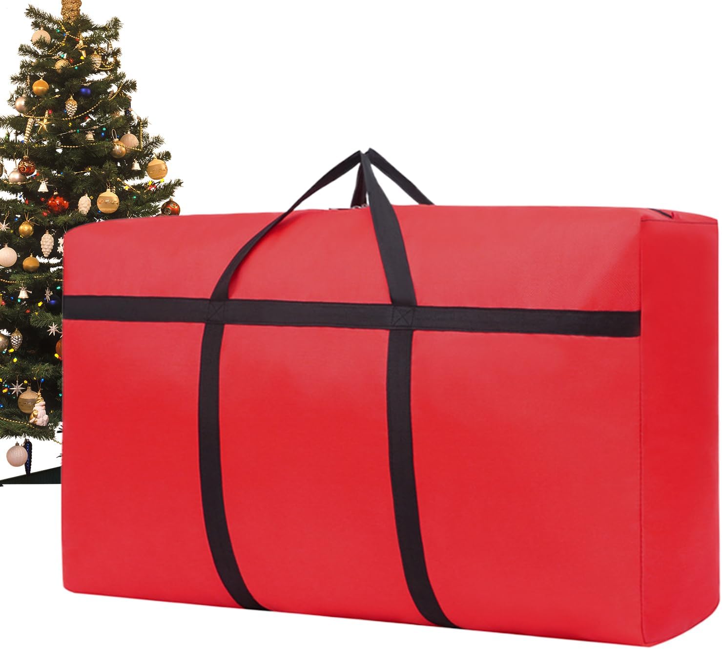Christmas Tree Storage - Waterproof Oxford Cloth Container | Christmas Tree Box Storage Containers | for Ball Ornaments Party Decorations Holiday New Year Home Apartment