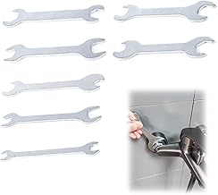 Doyime Spanner Set, Hex Spanner, 7-Piece Set, Double-Opening Spanner, Thin, Wrench Set, Lightweight, Ultra Thin, Multifunctional, Repair Tool, Convenient for Home Use, Convenient to Carry, 5.5 - 14 MM