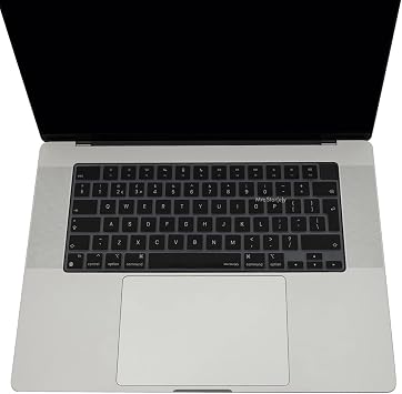 McStorey MacBook UK İngilizce Klavye Koruyucu ISO Ters L Enter M1-M5 | A2681 A3113 A3240 A3449 A2941 A3241 A2442 A2779 A2992 A2485 A2991 | Keyboard Cover Touch ID Siyah