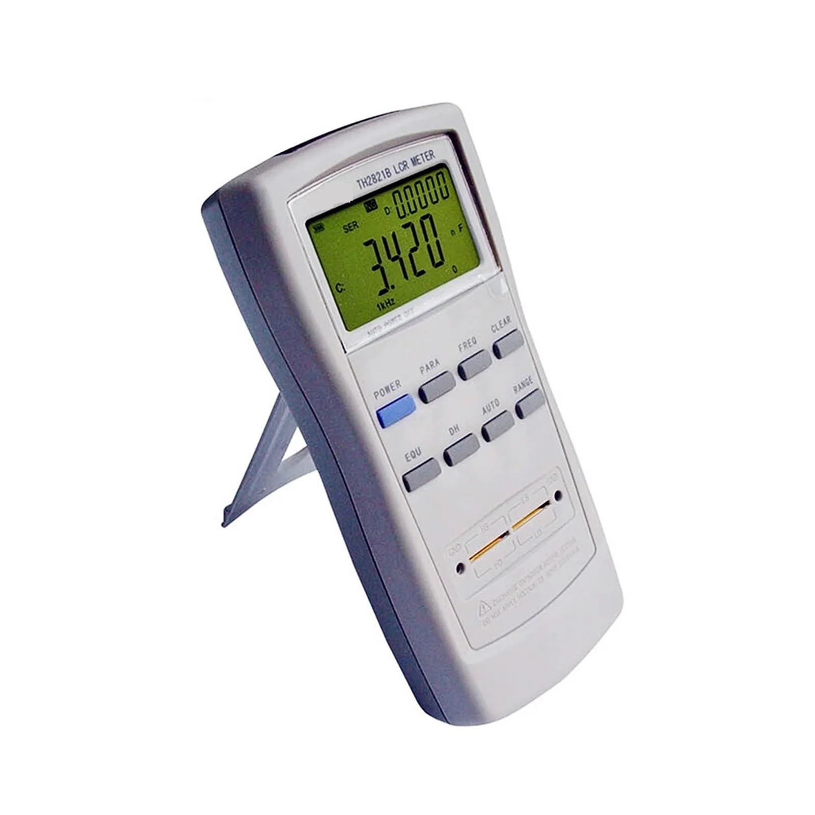 LCR Messgerät, Handheld Digital Brid Tester Direktanzei LCR Meter 100Hz 120Hz 1KHz Kapazität Induktivität Widerstand LCR Tester