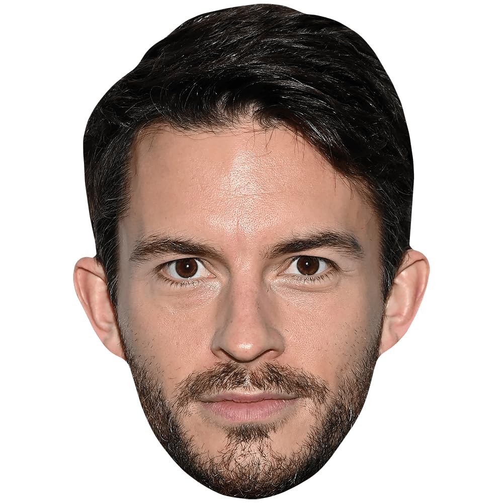 Jonathan Bailey (Beard) Celebrity Mask, Flat Card Face, Fancy Dress Mask