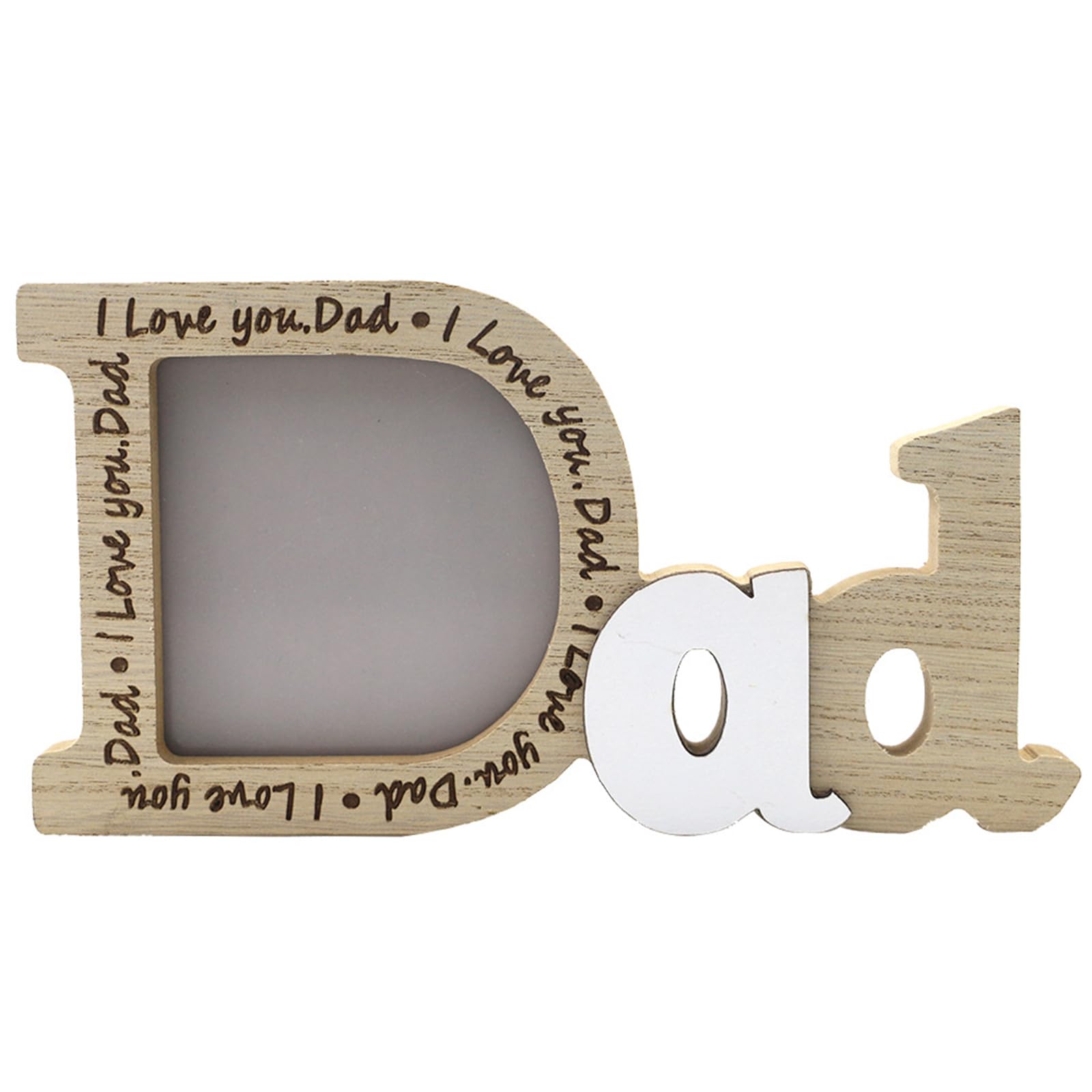 Ceegeww Daddy Gifts From Daughter,Dad Photo Frame,Photo Personalised Gifts For Daddy,Dad's Picture Frames Decoration,Wooden Picture Frame With I Love You,Gift For Father's Day,Thanksgiving,Christmas