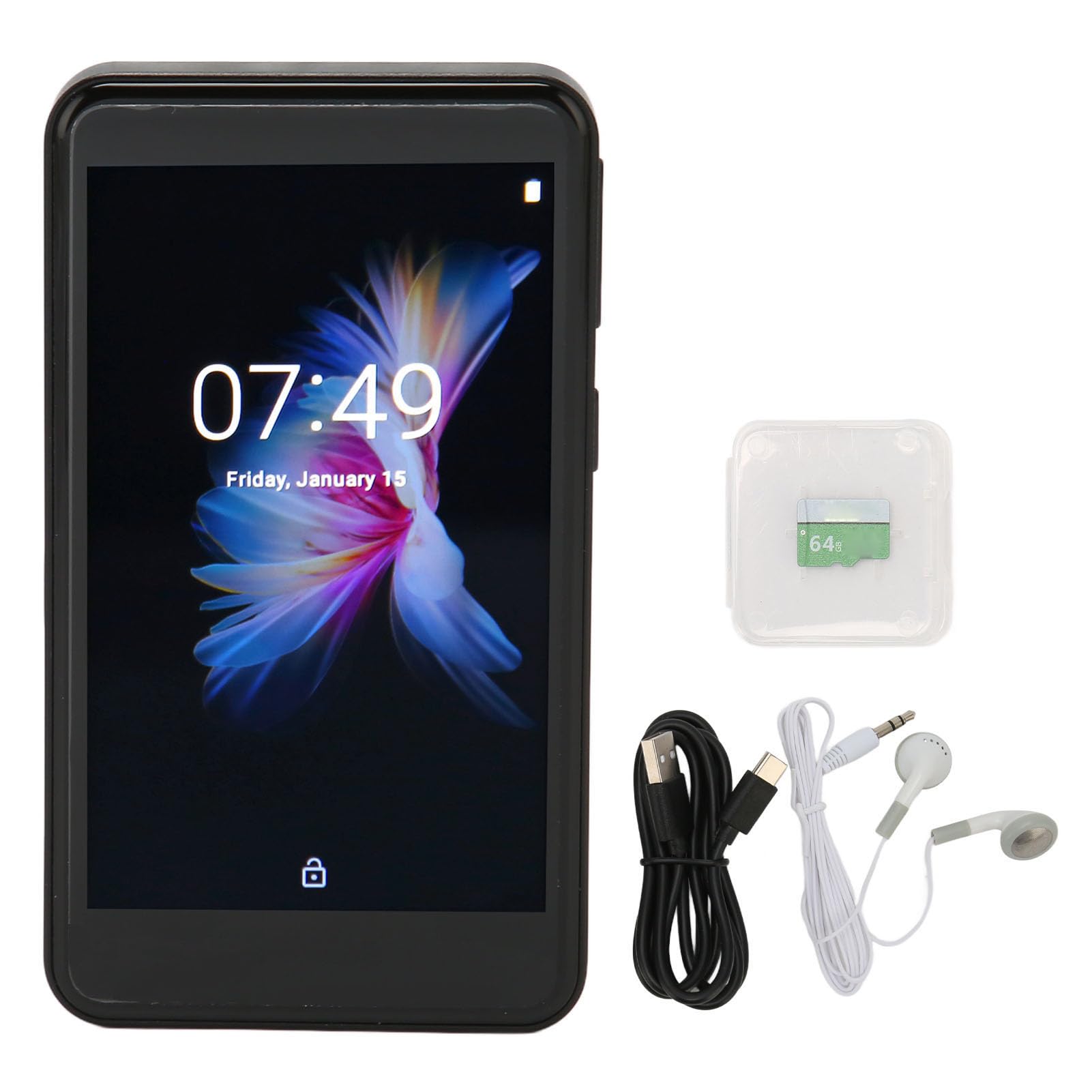 SIXRUN Lettore MP3 con Bluetooth e WiFi, Schermo Touch da 3,6 Pollici