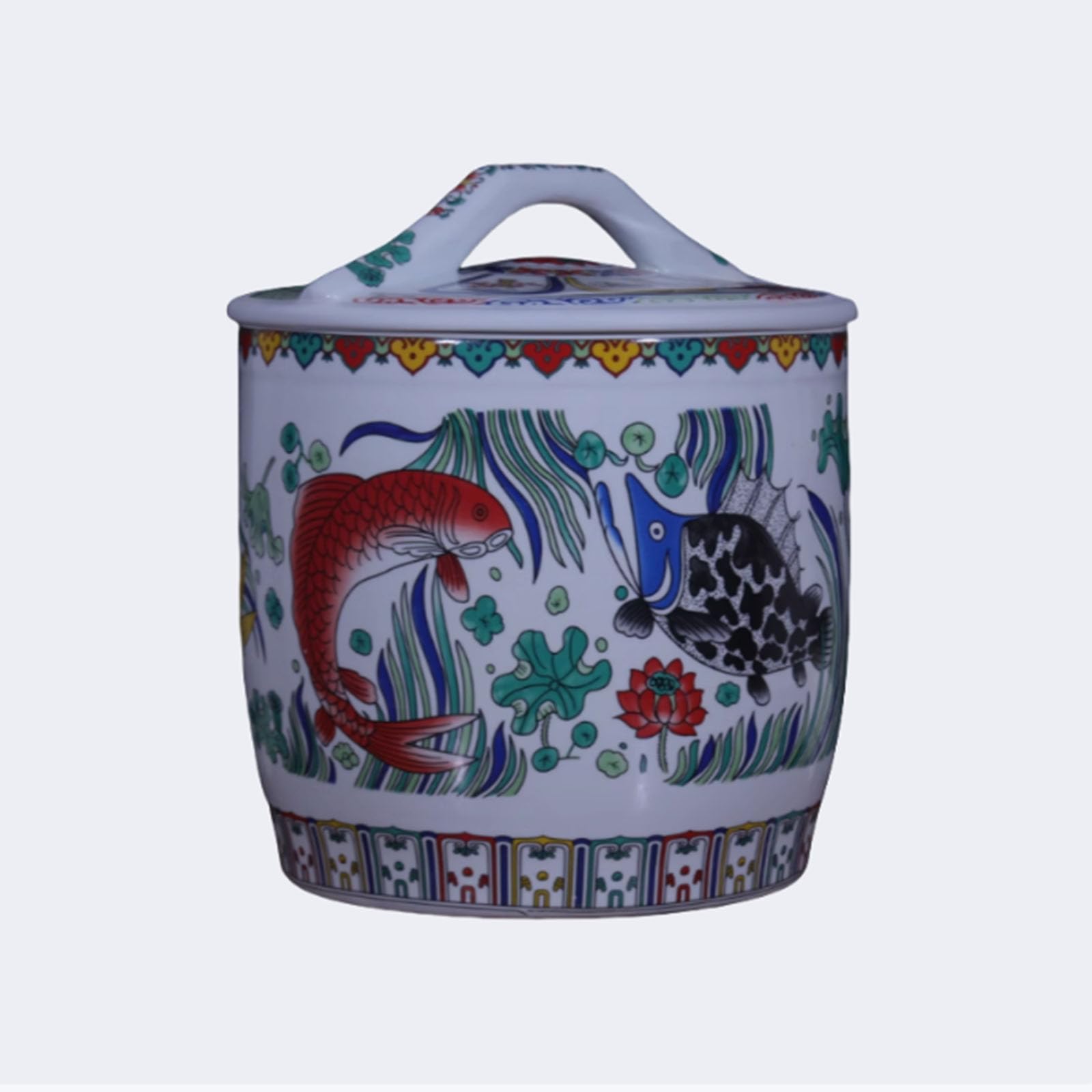 Kitchen Ceramic Jars, Food Storage Jars with Airtight Lids, Flour Storage Containers, Ceramic Rice Containers, Large Sugar Dispensers, Rice Storage Containers, Ceramic Rice Dispensers with Lids 15kg