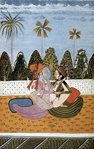Kama Sutra 18Th Century NKama Sutra By Vatsyayana Indian Miniature Painting Jodpur Early 18Th Century Poster Print by (18 x 24)