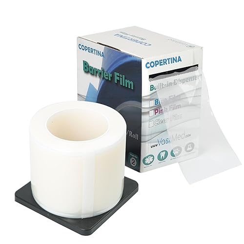 Miniatura 11 de 1 rollo (1200 hojas) película de barrera dental 4x6 por Vastmed Cinta de barrera de película de barrera para tatuaje médico dental - Negro