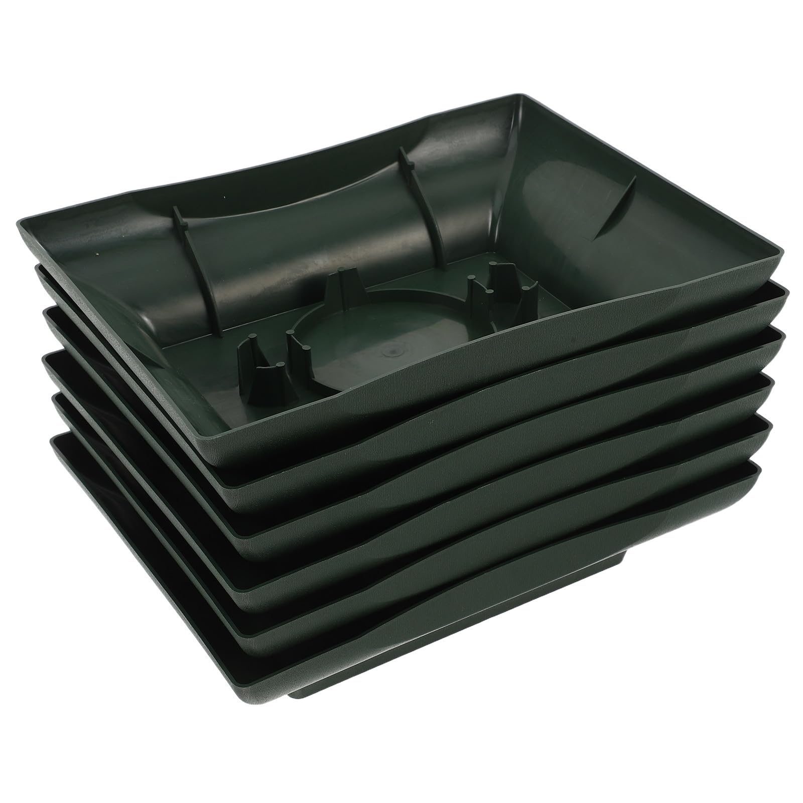 Support mural pour pot de fleurs jojofuny, lot de 12 supports en plastique vert gain de place