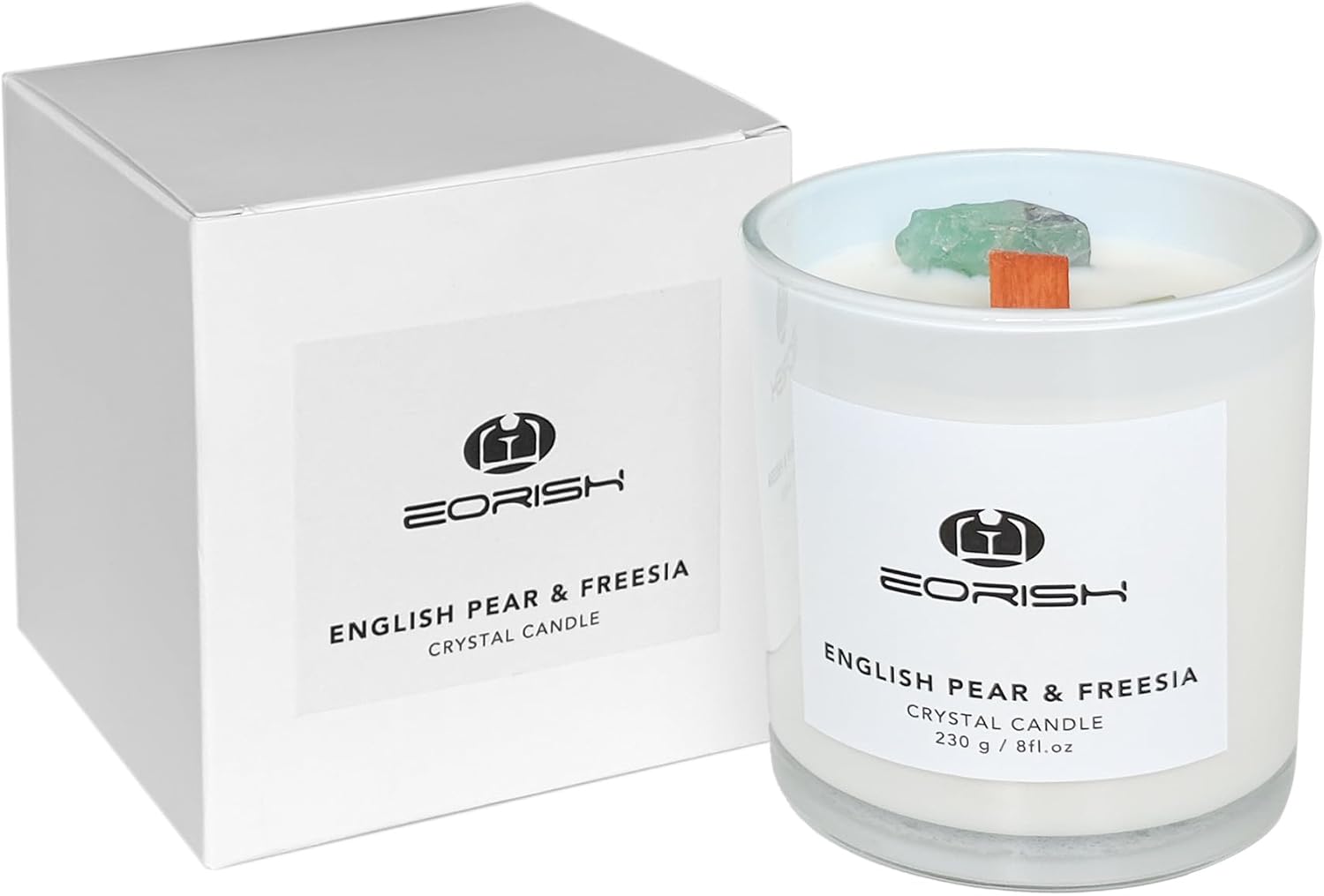 Candles with Crystals Inside, Healing Crystal Candles