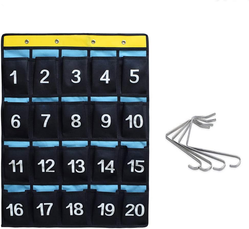 YAHUIPEIUS Oxford Cell Phones Holder for Classroom Numbered Various