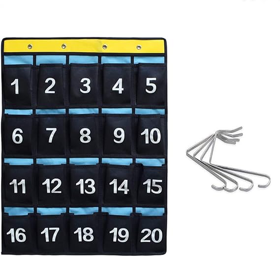 YAHUIPEIUS Oxford Cell Phones Holder for Classroom Numbered Various