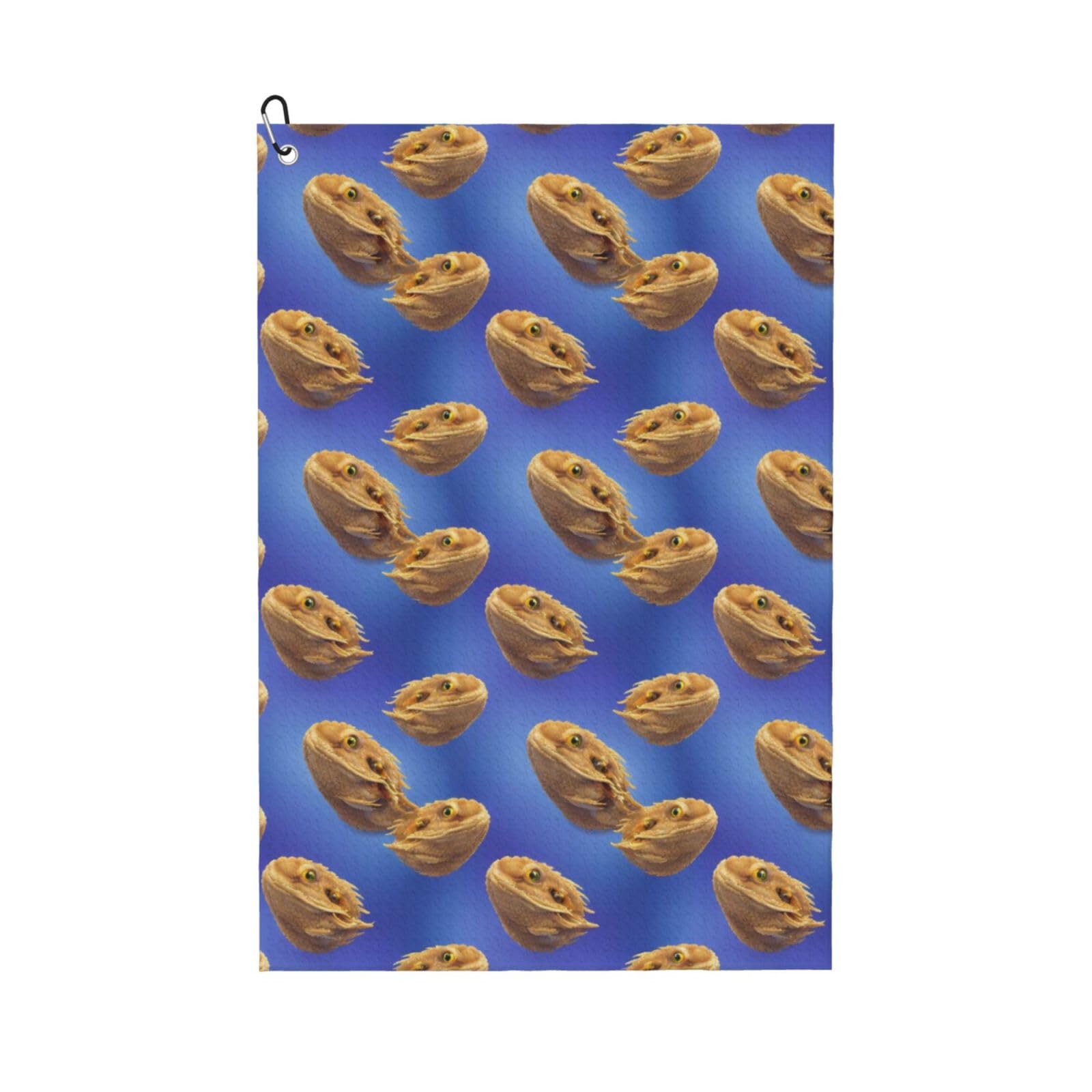 BSDFGSDD Funny Bearded Dragon Lizards Animal Art Golf Towel 24 x 16 inches