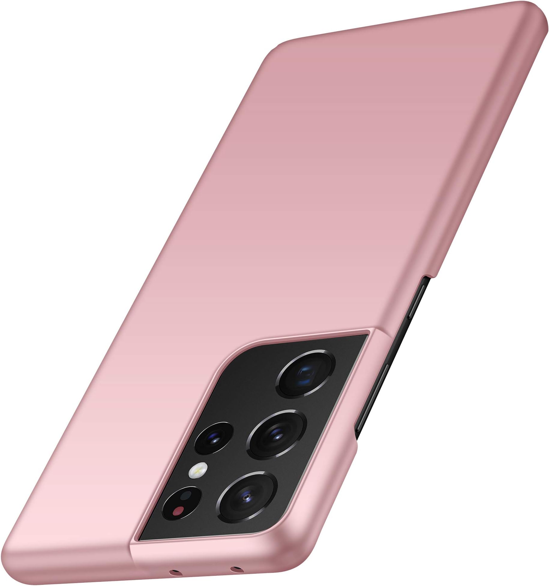 Compatible with Samsung Galaxy S21 Ultra Case Thin Anti-Drop New Premium Material Slim Full Protection Cover for Galaxy 21 Ultra 5G 6.8 Inch - Pink