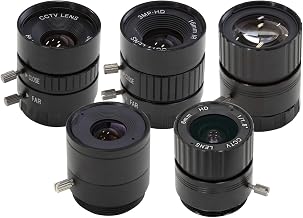 Arducam CS-Mount Lens Kit for Raspberry Pi HQ Camera