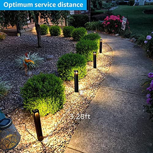 Leonlite Led Low Voltage Pathway Lights, 4W Landscape Path Lights, Etl Listed, 12V Ac/Dc Landscape Lighting For Garden, Walkway, Driveway, Cri90, Aluminum, 3000K Warm White, Pack Of 6 #TOP5