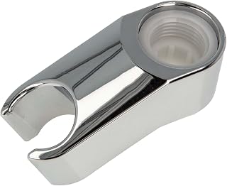 tecuro - Soporte para alcachofa de ducha para montaje en grifos, conexión de 1/2 pulgadas (estándar), plástico cromado - 60075