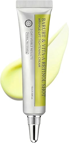 Retinol Shot Tightening Booster Serum for Face - Hydrating Essence with Retinal 0.1% & Panthenol 1% to Minimize Pores & Reduce The Appearance of Wrinkles, Firming Facial, 15ml/0.5fl.oz.