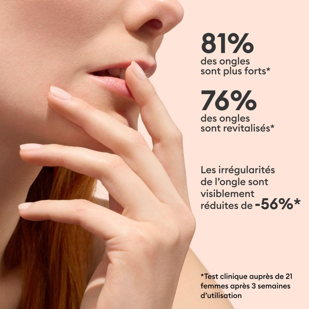 Manucurist Active Smooth 00 - Vernis à Ongles Soin Reparateur Lissant Bio-Sourcé Fini Voile Rosé - Vernis a Ongle Lisseur, Durcisseur Ongles, Vernis Nude - Soin Ongles Abimes - Fortifiant Ongles