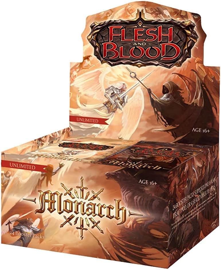 Flesh & Blood Trading Card Game Monarch Unlimited Edition - Booster Box 24 Pack