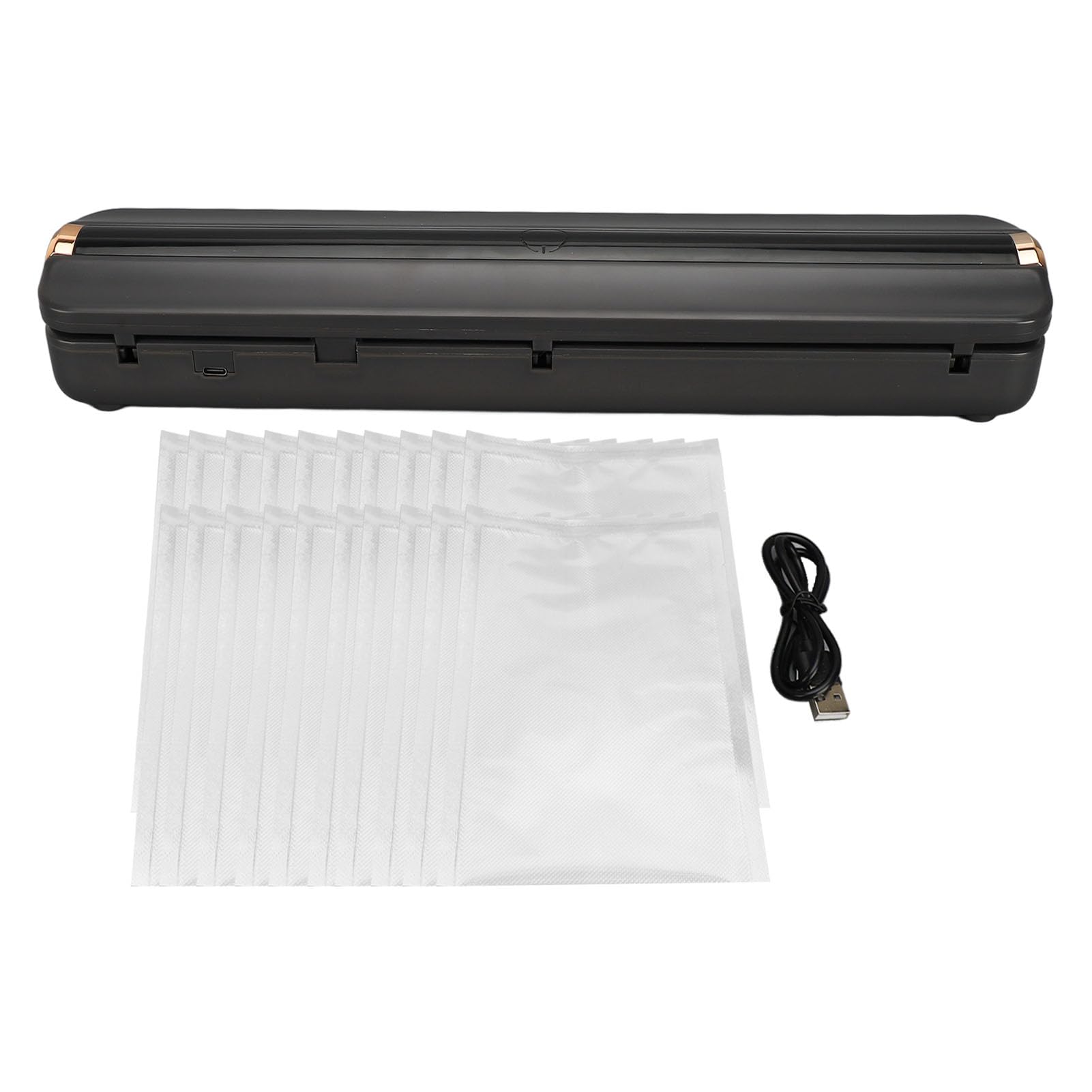 AMONIDA Macchina per Sottovuoto Senza Fili Macchina per Sottovuoto Efficiente per Alimenti per L'uso Quotidiano Dispositivo da Portatile - Batteria Al Litio
