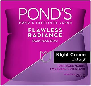 Flawless Radiance Moisturizing Night Cream, with Niacinamide for an Even-tone Glow, 50g