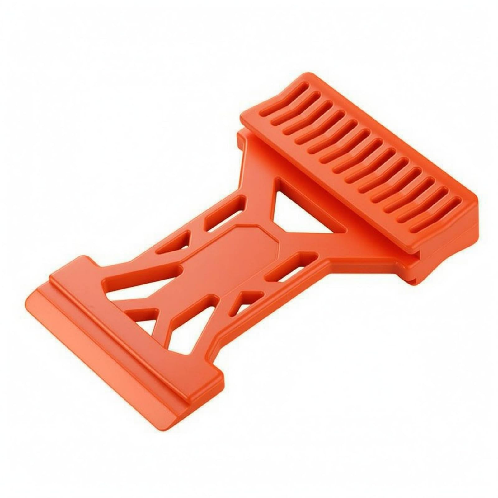 Four-Slot Wood Floor Tapping Block Grooved Flooring Installation Block Ridged Wood Floor Installation Kit Single-Piece, S, Nylon-image-2