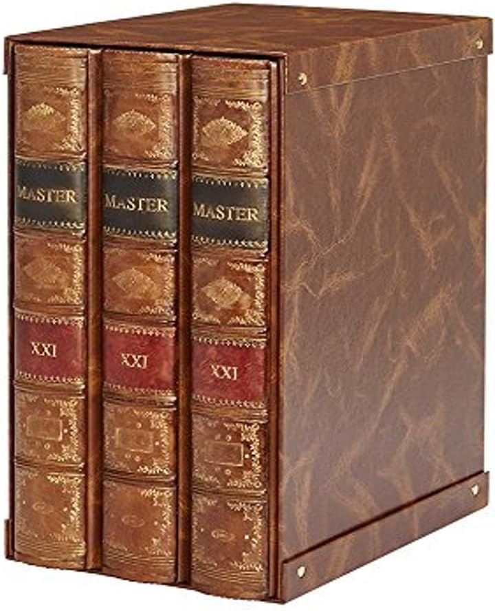 Pardo 232306 – Pack of 3 folders, Foolscap, 2 Rings, 40 mm, Brown