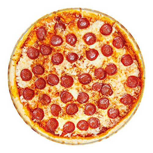 Natu2Eco Pizza Blanket For Kids, Funny Gifts Food Throw Sausage Cheese Novelty Realistic Flannel Fleece Soft Cozy Round Nap Blanket Wrap Nursery For Family Travel Weird Stuff Unique Ideas Girls Boys #TOP16