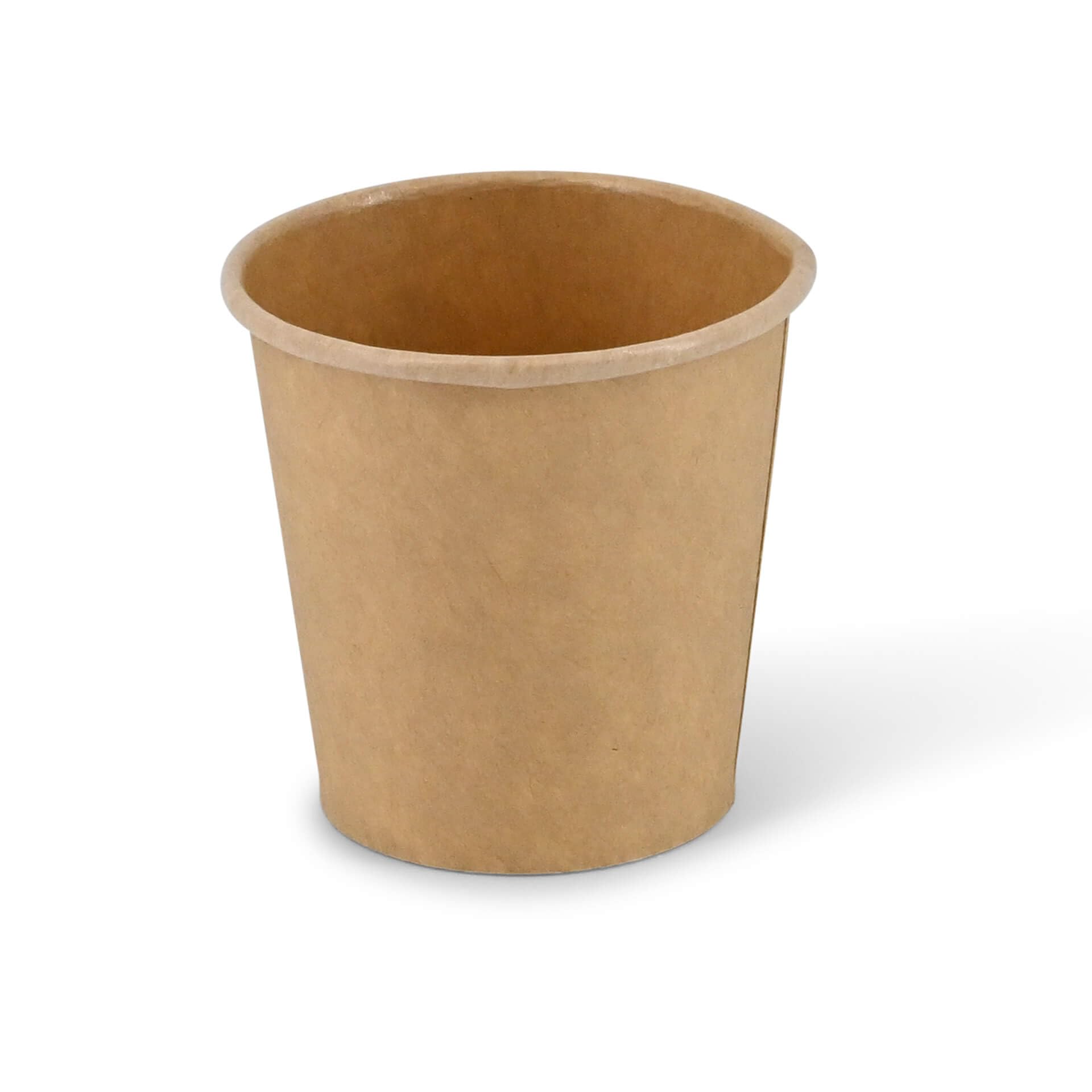 BIOZOYG Vaso de cartón para porciones 1000 piezas 75 ml marrón - Taza de raciones con revestido PE, vasos para llevar, vajilla desechable - Alternativa a vasos de plástico, fríos y calientes
