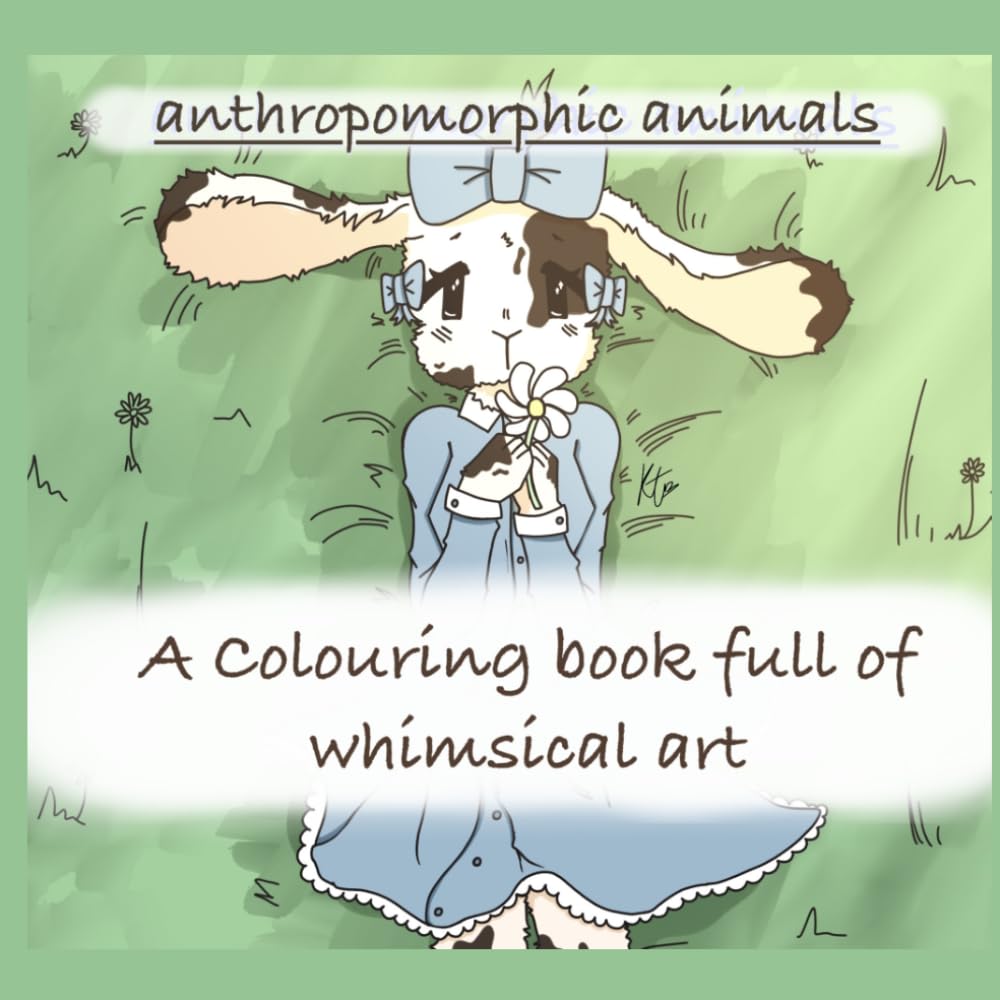 Whimsical Anthropomorphic Animals: A whimsical colouring book for all ages