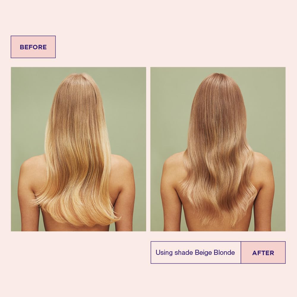Maria Nila Haarkur mit Farbpigmenten für blondes Haar - Colour Refresh Beige Blonde 9.23 kühle Pflegemaske, Farbauffrischung Beige Blond semi permanent, vegan, sulfat- und parabenfrei, 300ml