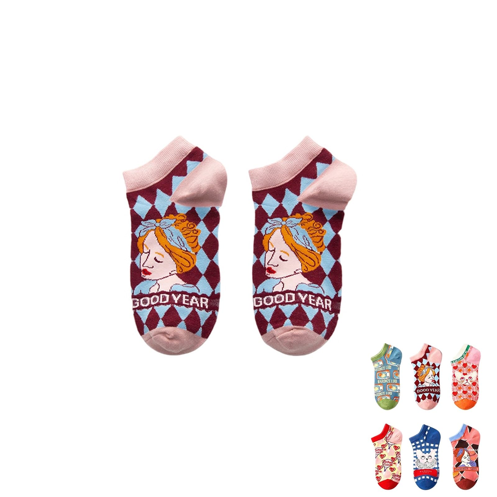Chaussettes basses femmes douces et mignonnes pour prendre soin de soi