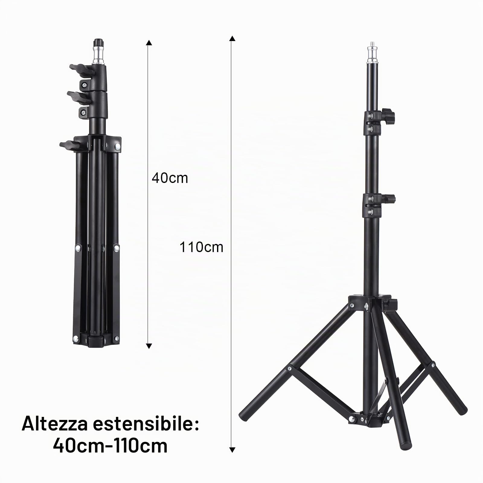 Universale Proiettore Treppiede Stand Lega di Alluminio Portatile Estensibile Titolare con 1 4 Interfaccia Regolabile Altezza per LCD